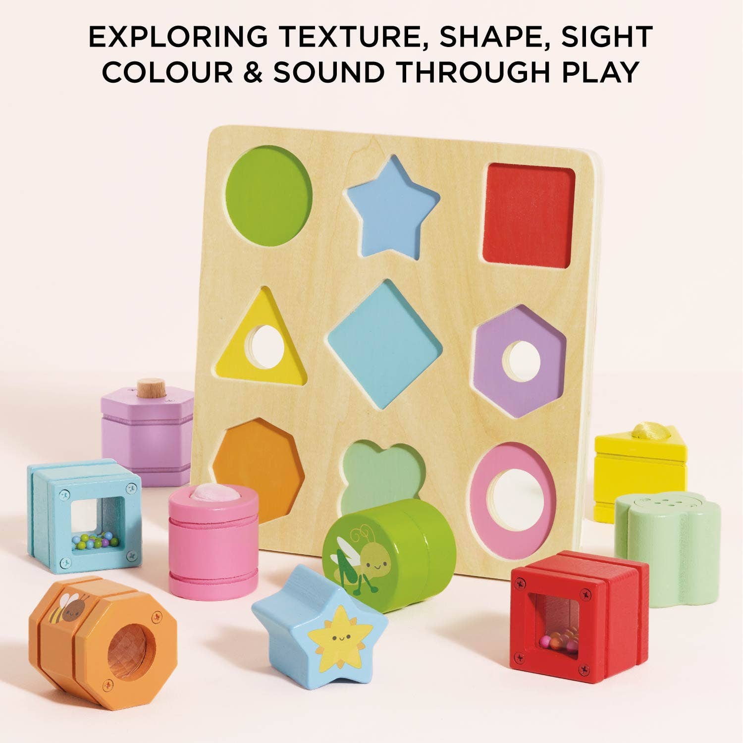 Rainbow Sensory Shape Sorter