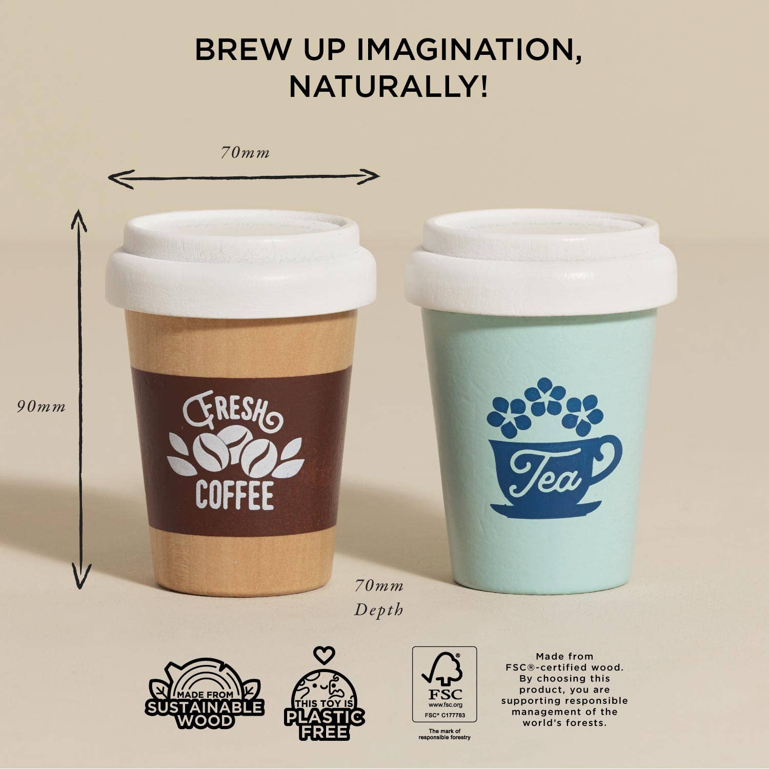 Tea &amp; Coffee Re-Useable Eco Cups