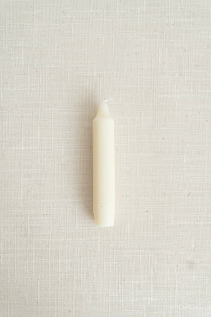 4&quot; Unscented Taper Candle Single