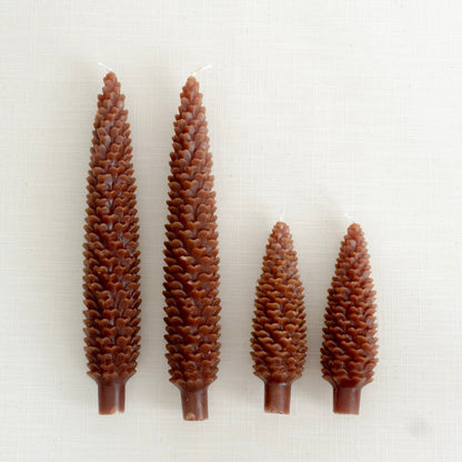 10&quot; Pinecone Taper Candle