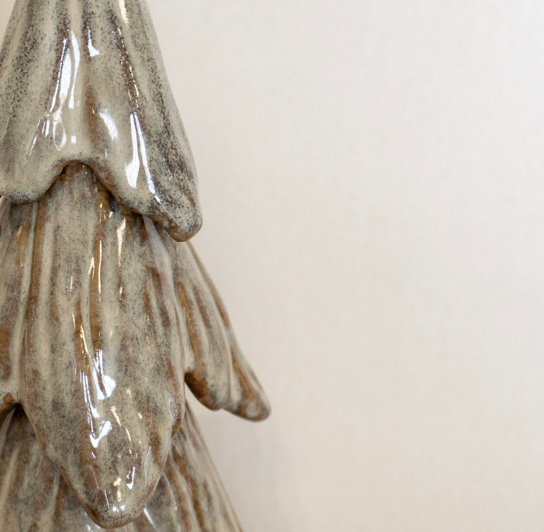 Cream Stoneware Tree Set