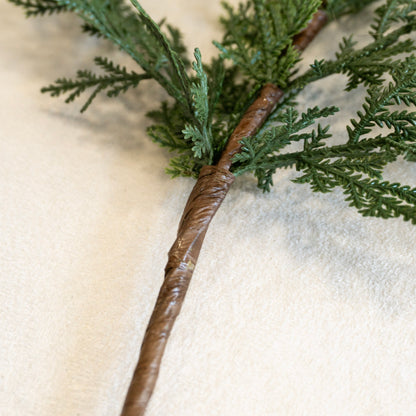 24&quot; Cypress &amp; Pine Cone Spray