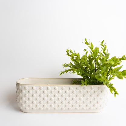 Hobnail Window Planter