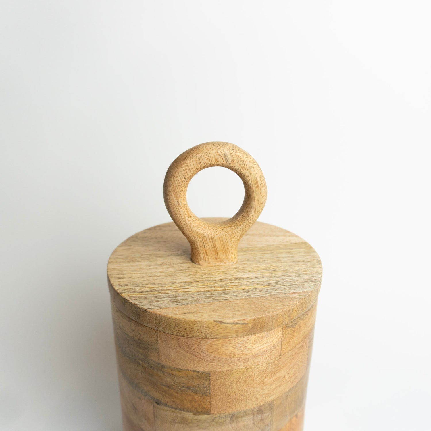 Mango Wood Canister Large