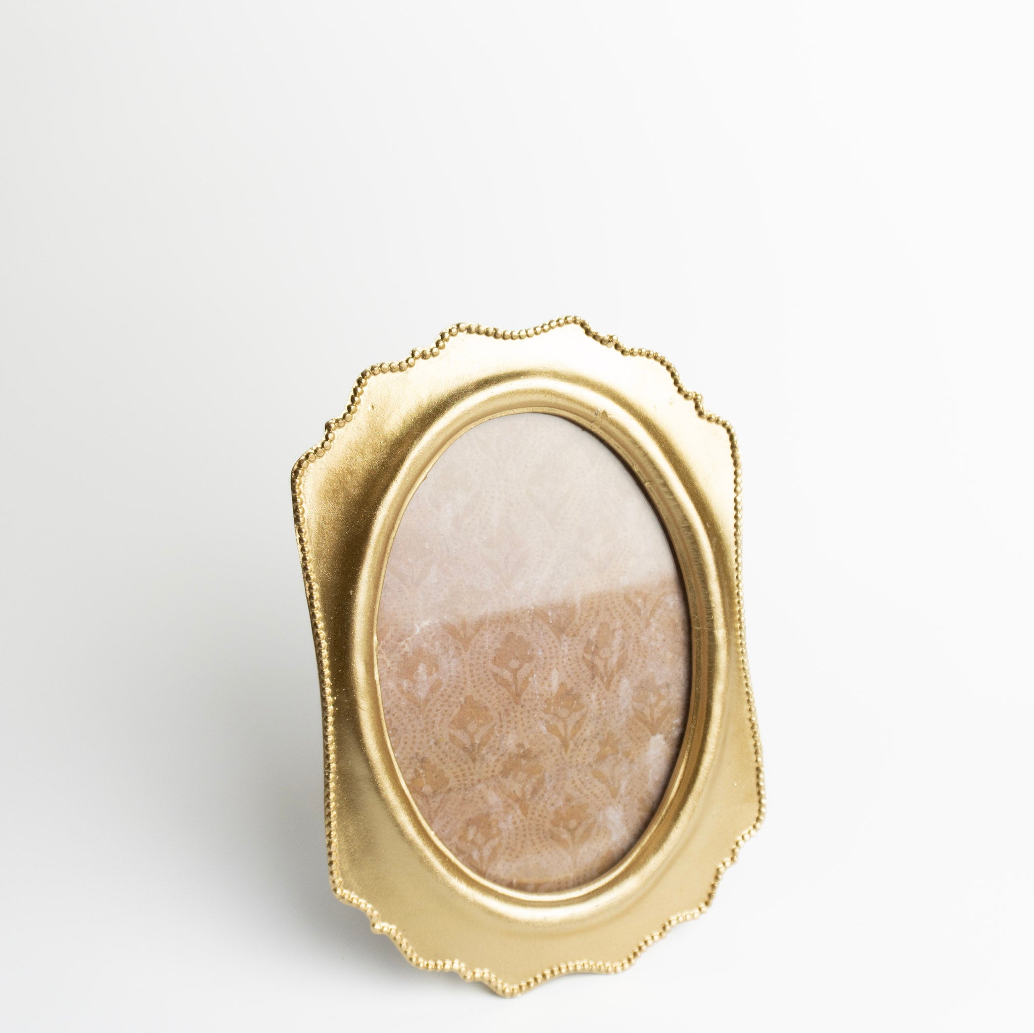 Gold Dots Photo Frame