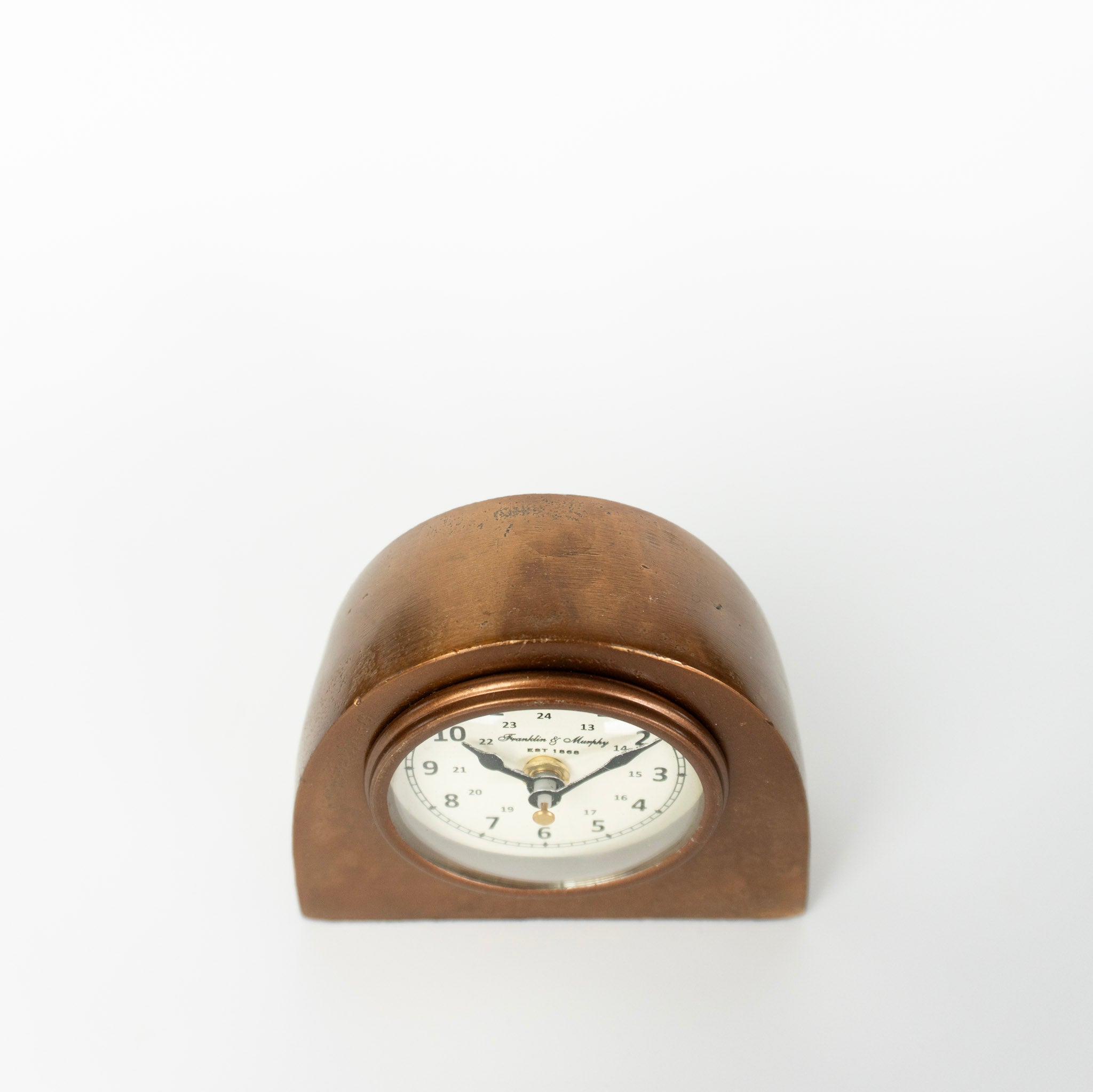 Antique Brass Table Clock