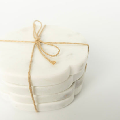 White Marble Coasters
