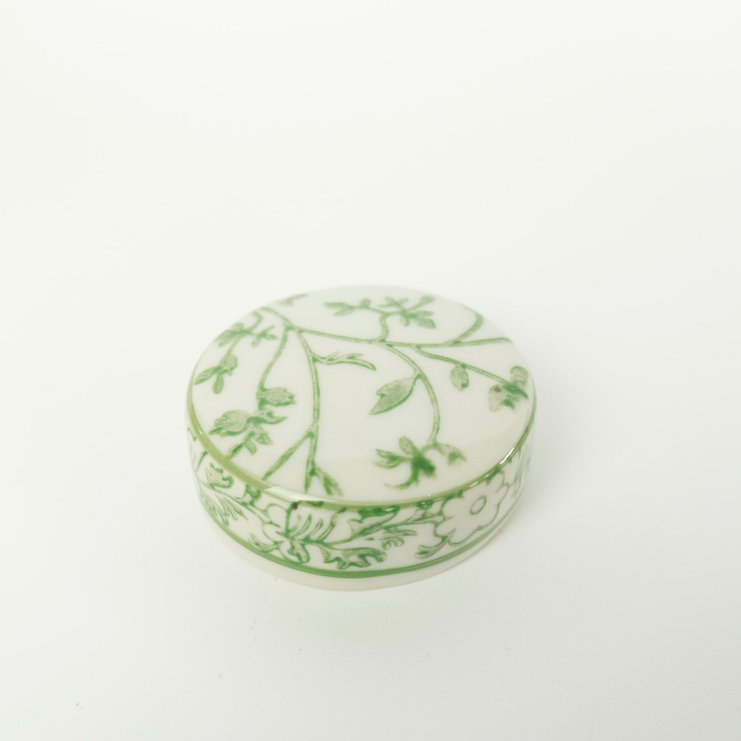 5.5" Green Vine Ginger Jar