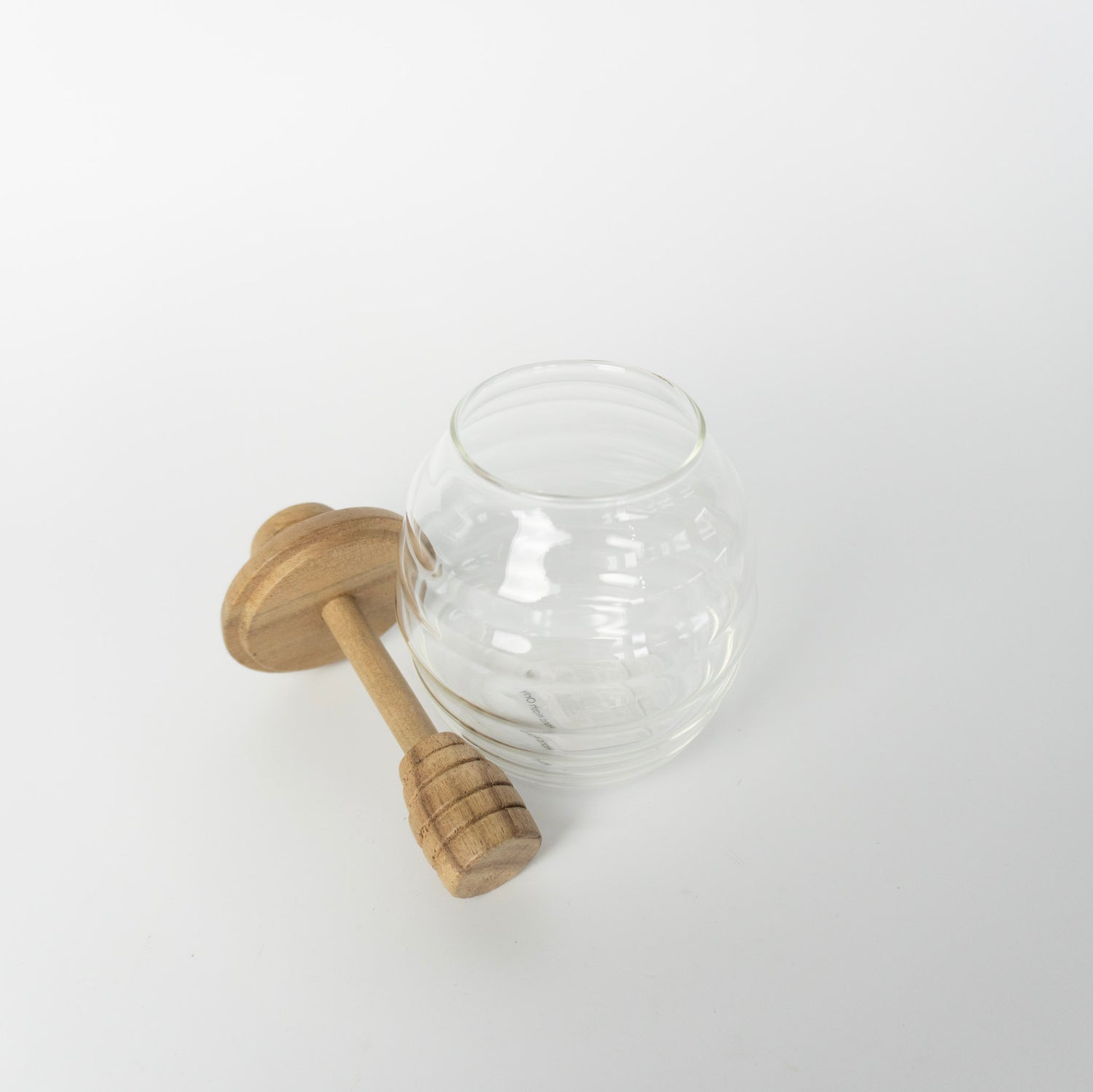 Honey Jar w/Wood Dipper