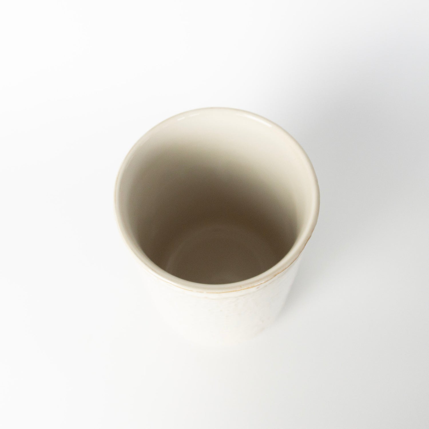 7" White Ceramic Utensil Holder
