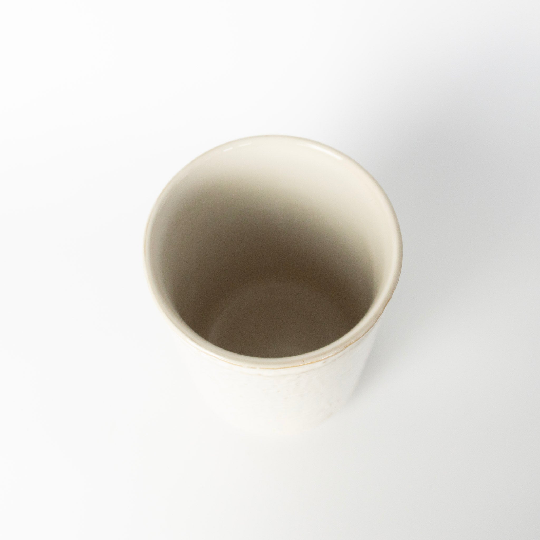 7" White Ceramic Utensil Holder