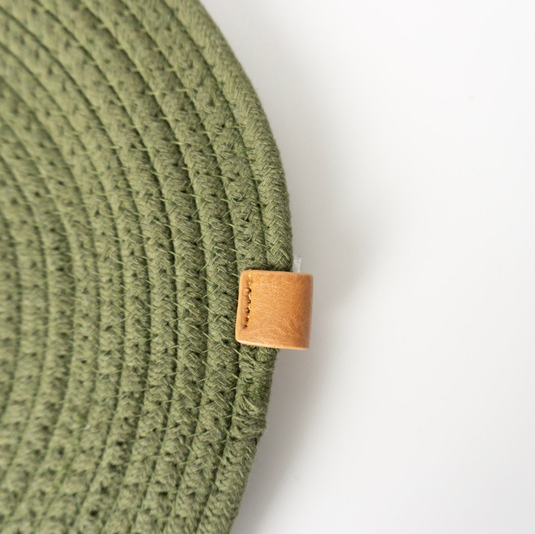 13" Olive Round Placemat