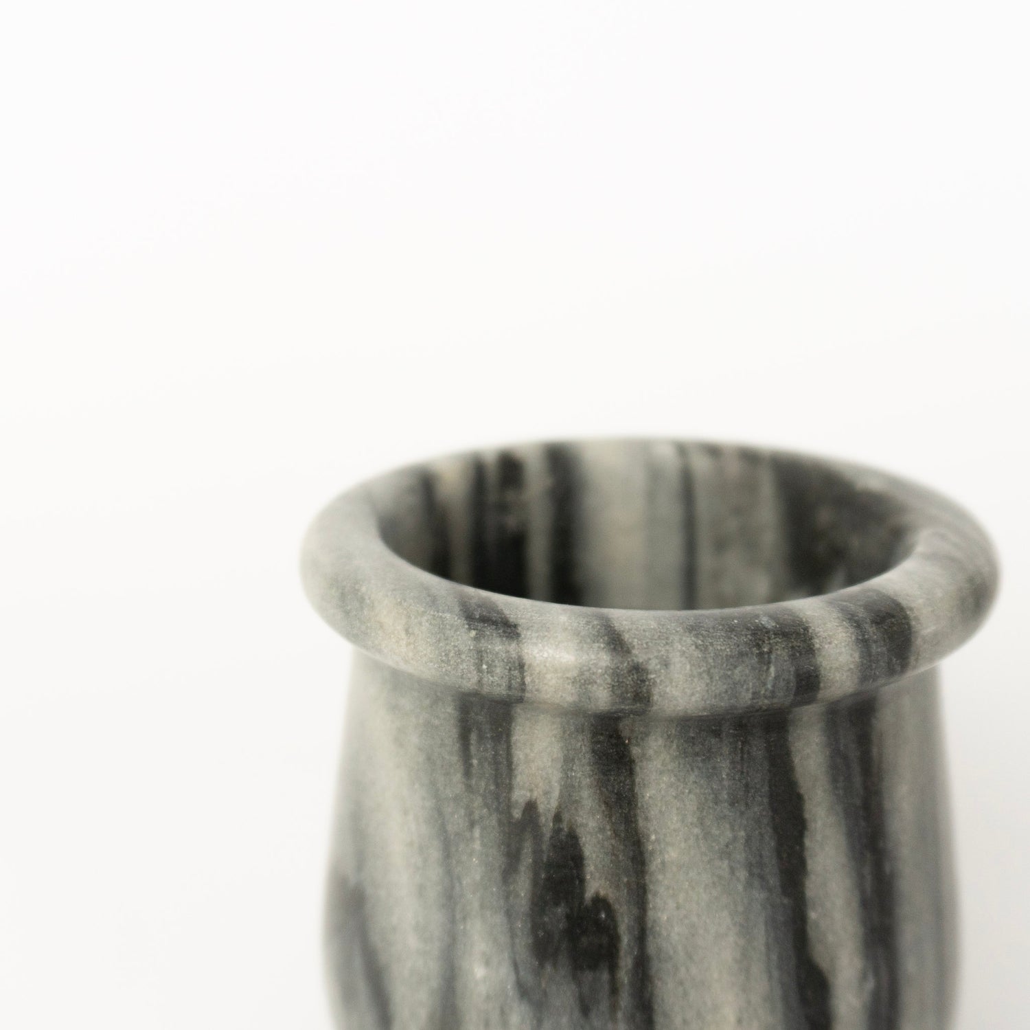Black Marble Pot