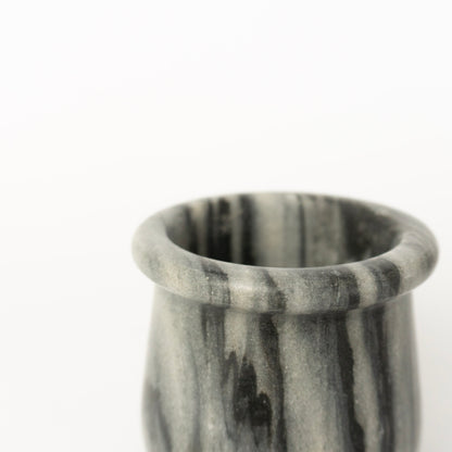 Black Marble Pot