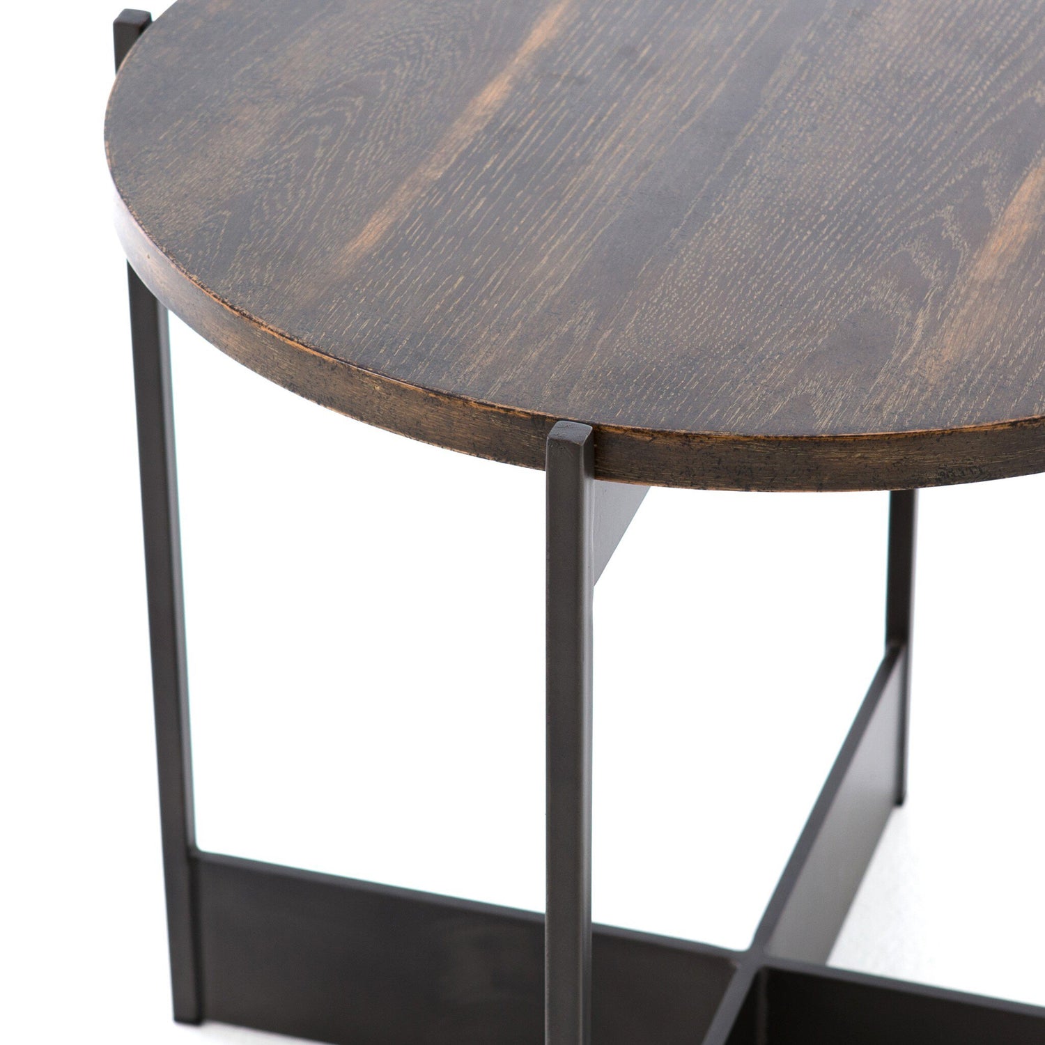 Shannon End Table - English Brown Oak Veneer