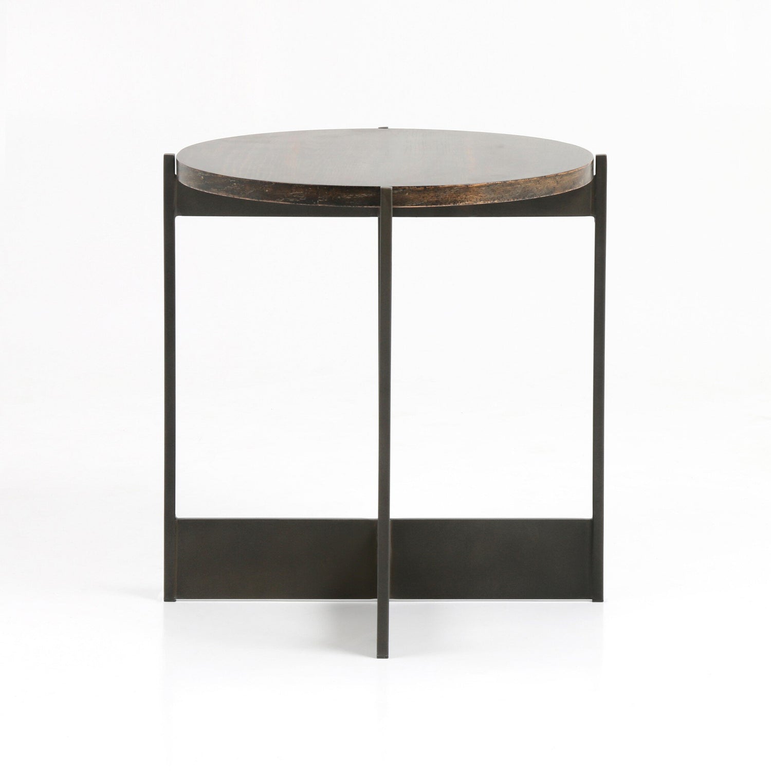 Shannon End Table - English Brown Oak Veneer