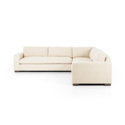 Boone 3-Piece Sectional - Thames Cream