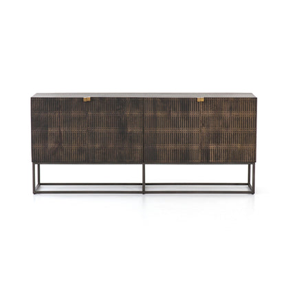 Kelby Sideboard - Carved Vintage Brown