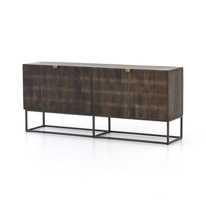 Kelby Sideboard - Carved Vintage Brown