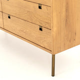 Carlisle 6 Drawer Dresser - Natural Oak