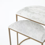 Ane Nesting Tables - White Marble | shipping 6/10/2024