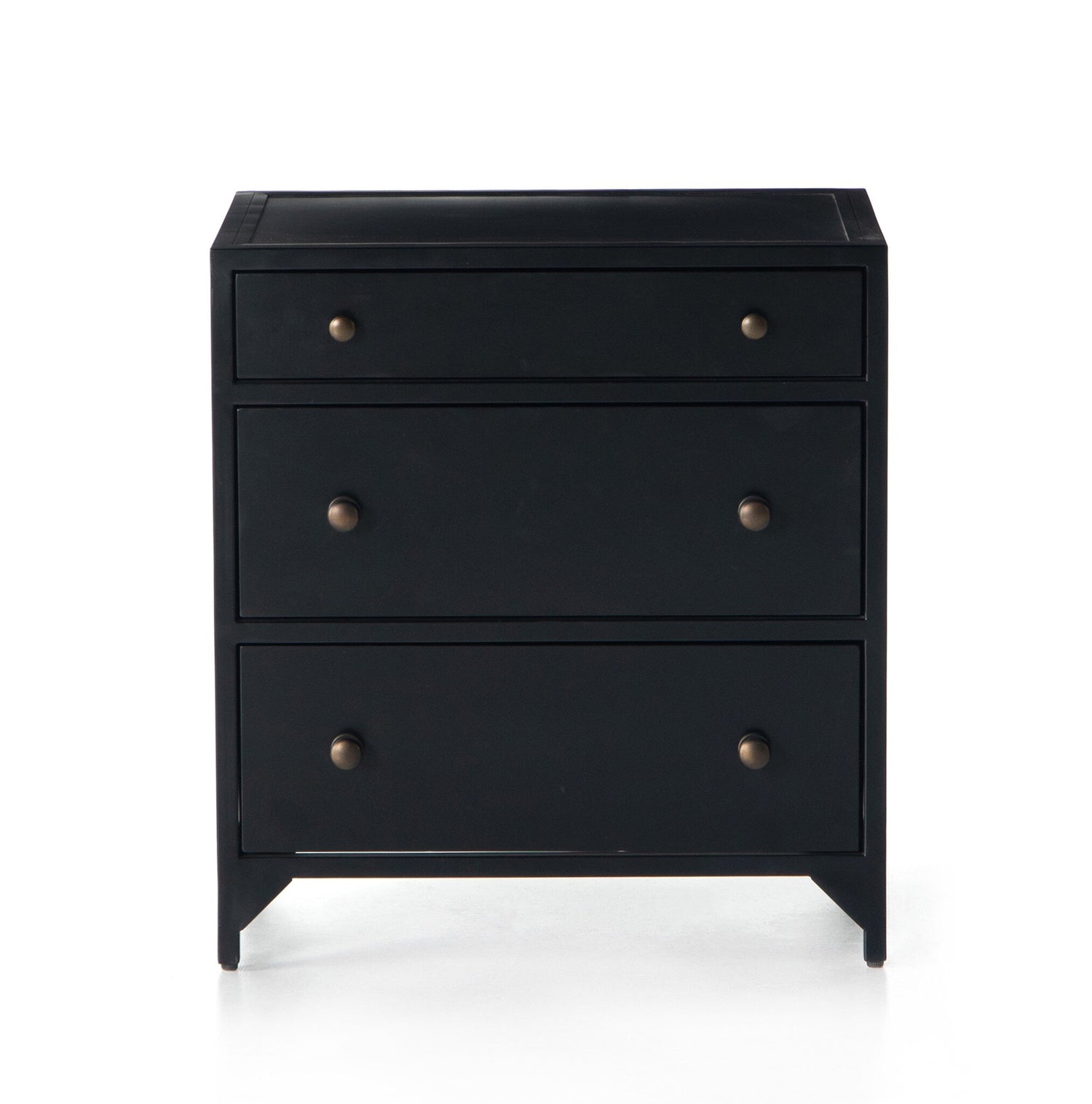 Belmont Storage Nightstand - Black