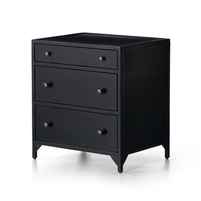 Belmont Storage Nightstand - Black