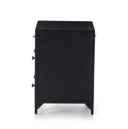 Belmont Storage Nightstand - Black