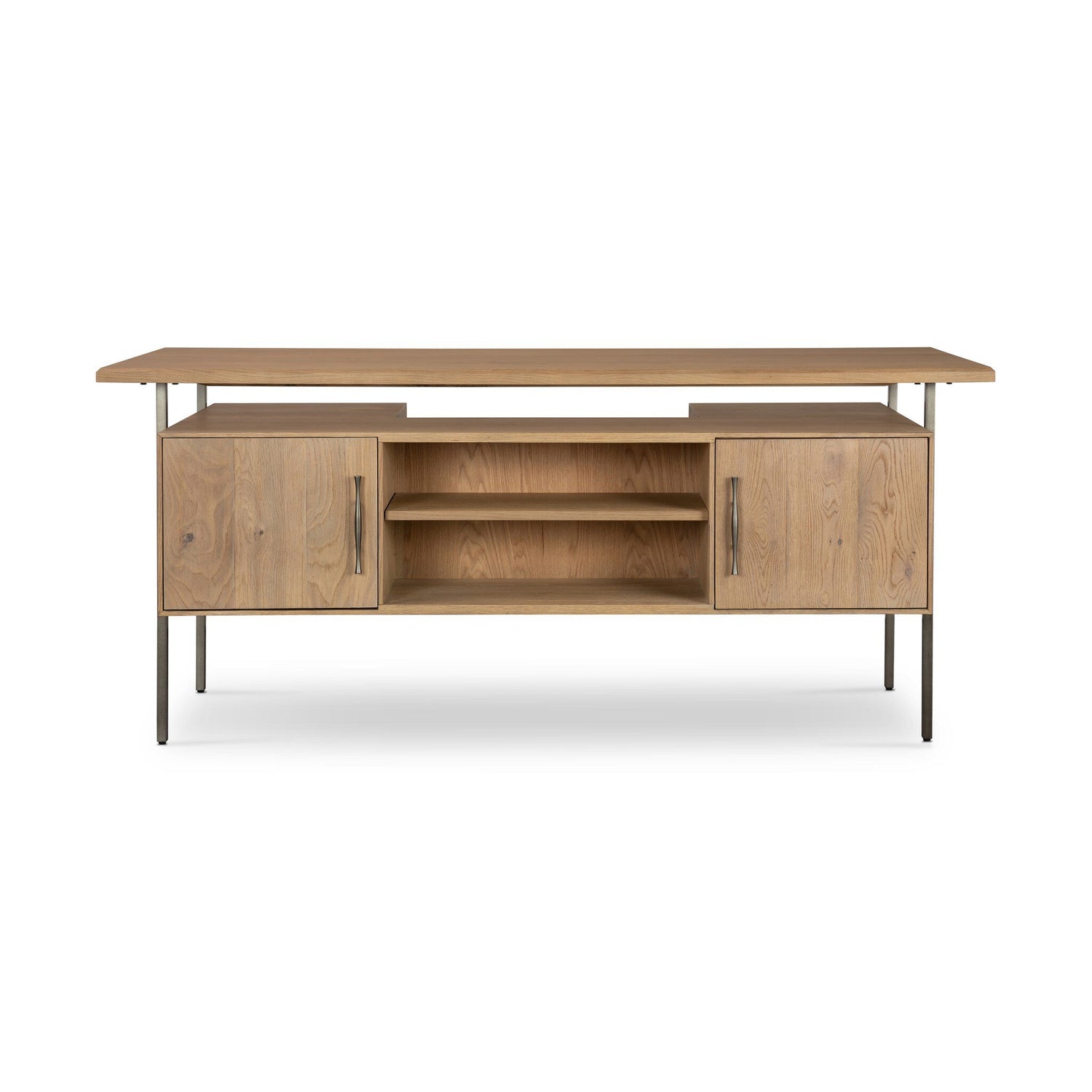 Lauren Desk - Natural Oak Veneer