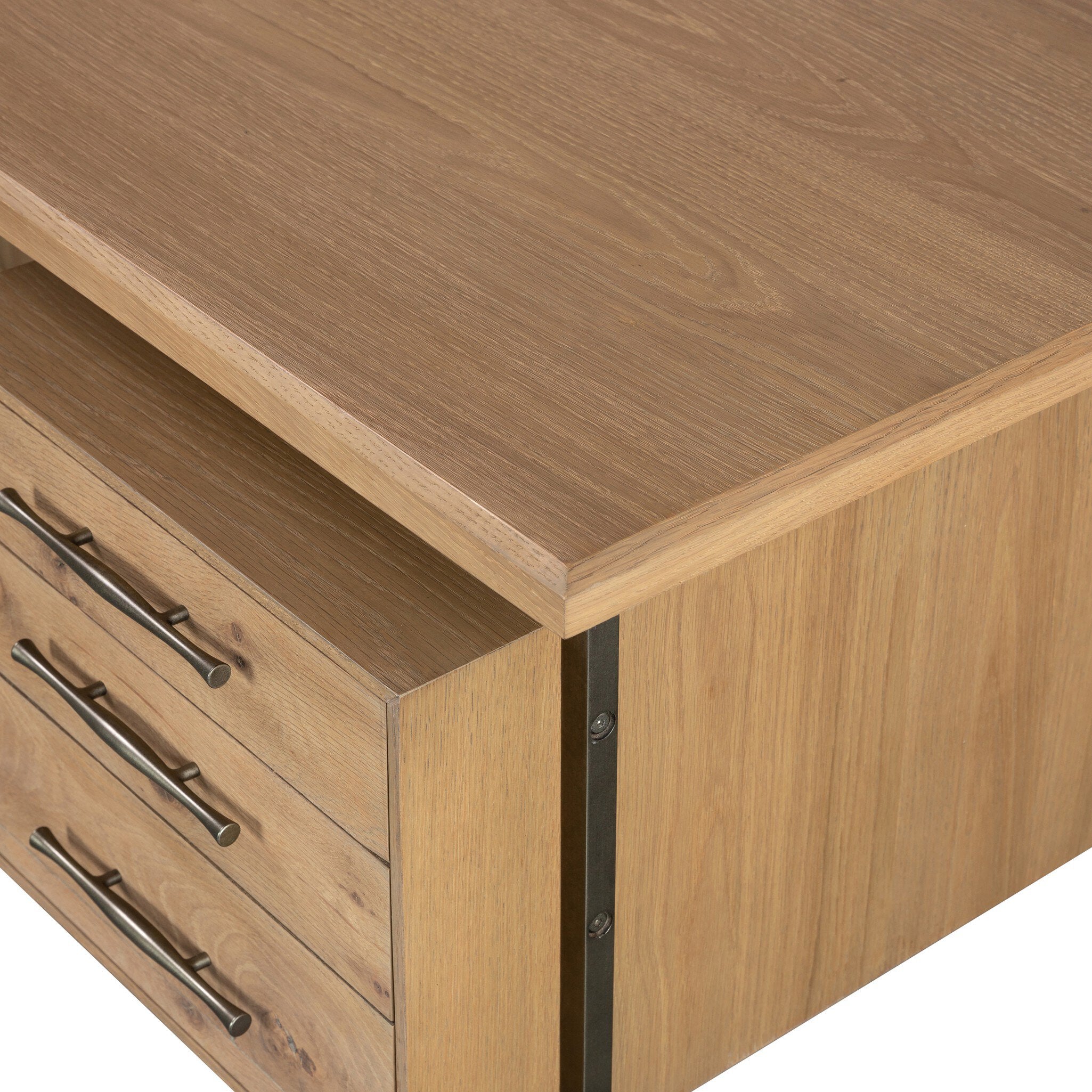 Lauren Desk - Natural Oak Veneer