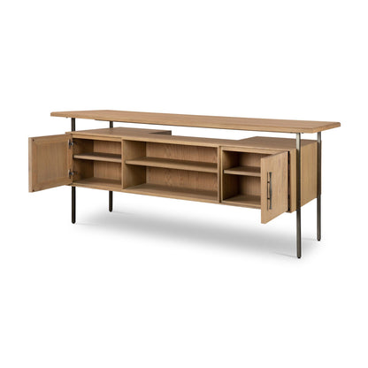 Lauren Desk - Natural Oak Veneer