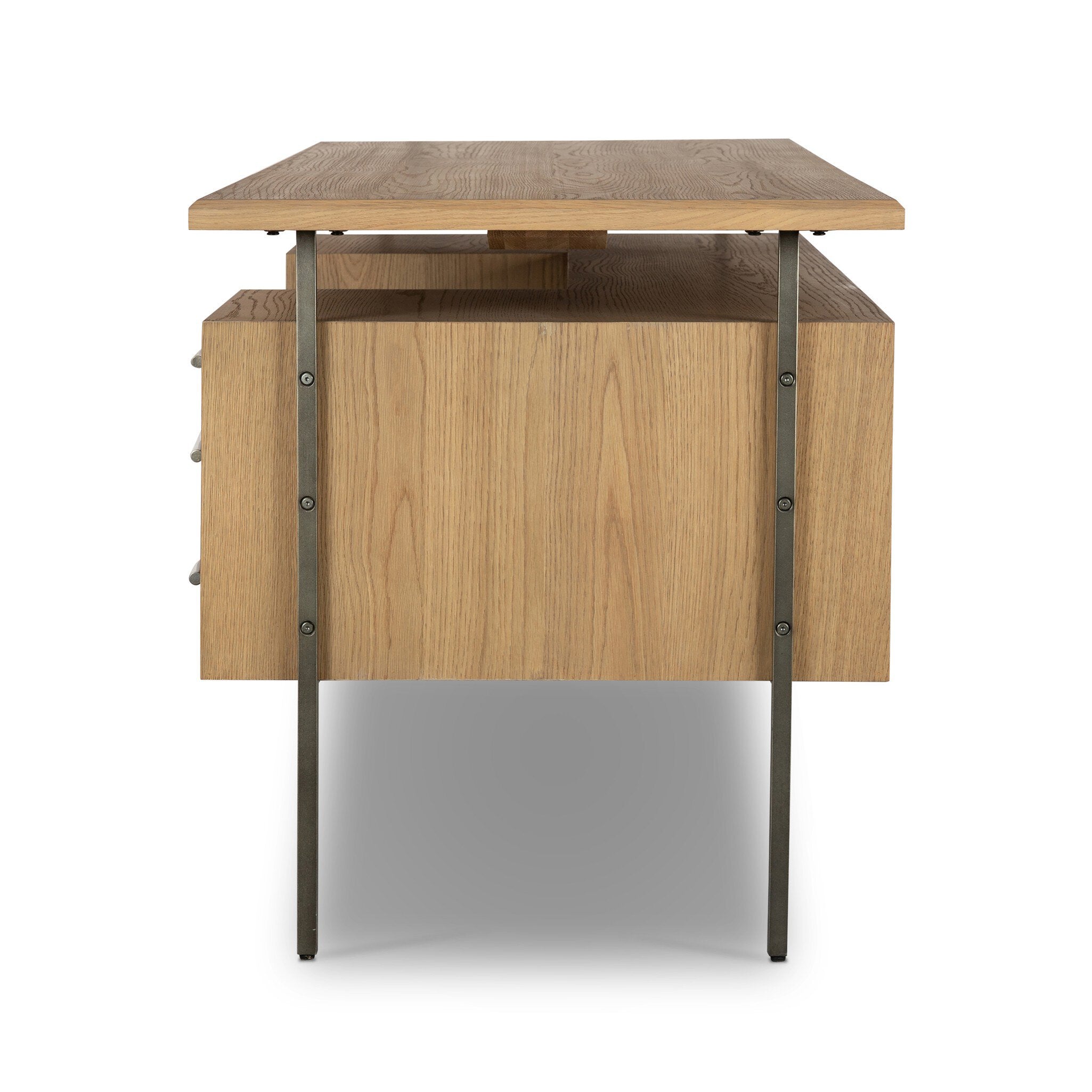 Lauren Desk - Natural Oak Veneer