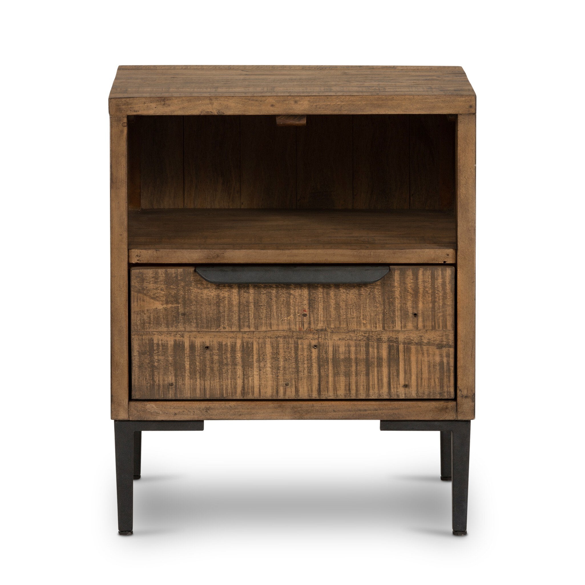 Wyeth Nightstand - Rustic Sandalwood