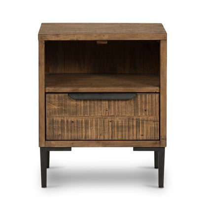 Wyeth Nightstand - Rustic Sandalwood