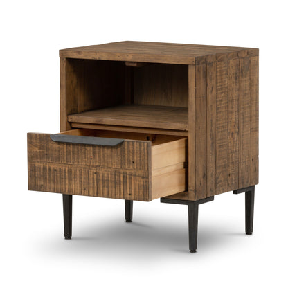 Wyeth Nightstand - Rustic Sandalwood