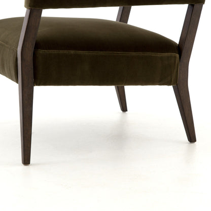 Gary Club Chair - Surrey Olive