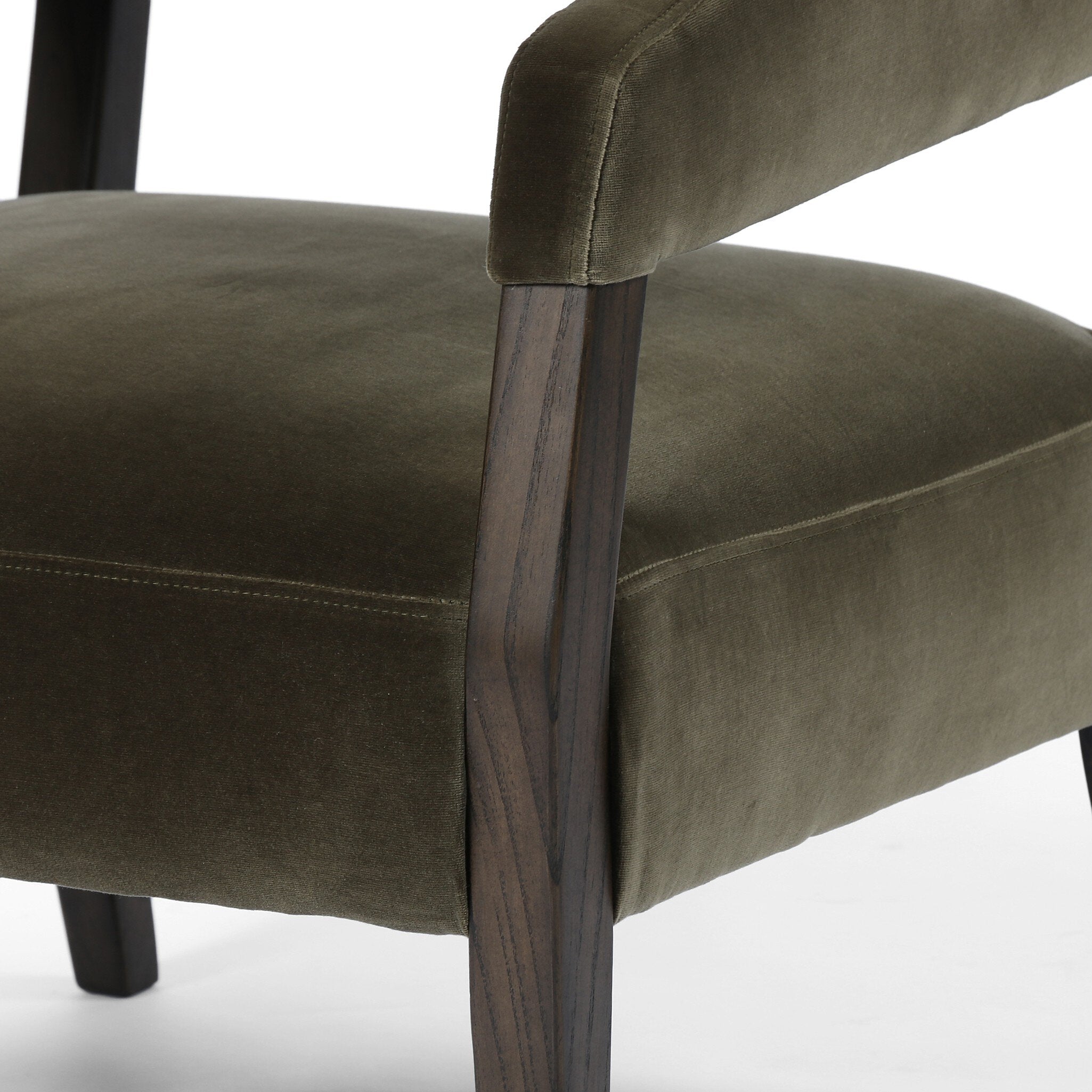 Gary Club Chair - Surrey Olive