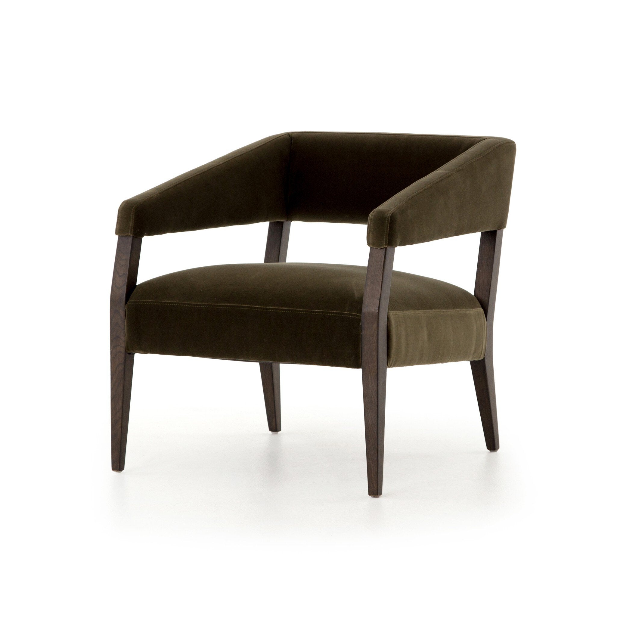 Gary Club Chair - Surrey Olive