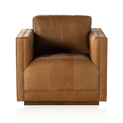 Kiera Swivel Chair - Palermo Cognac