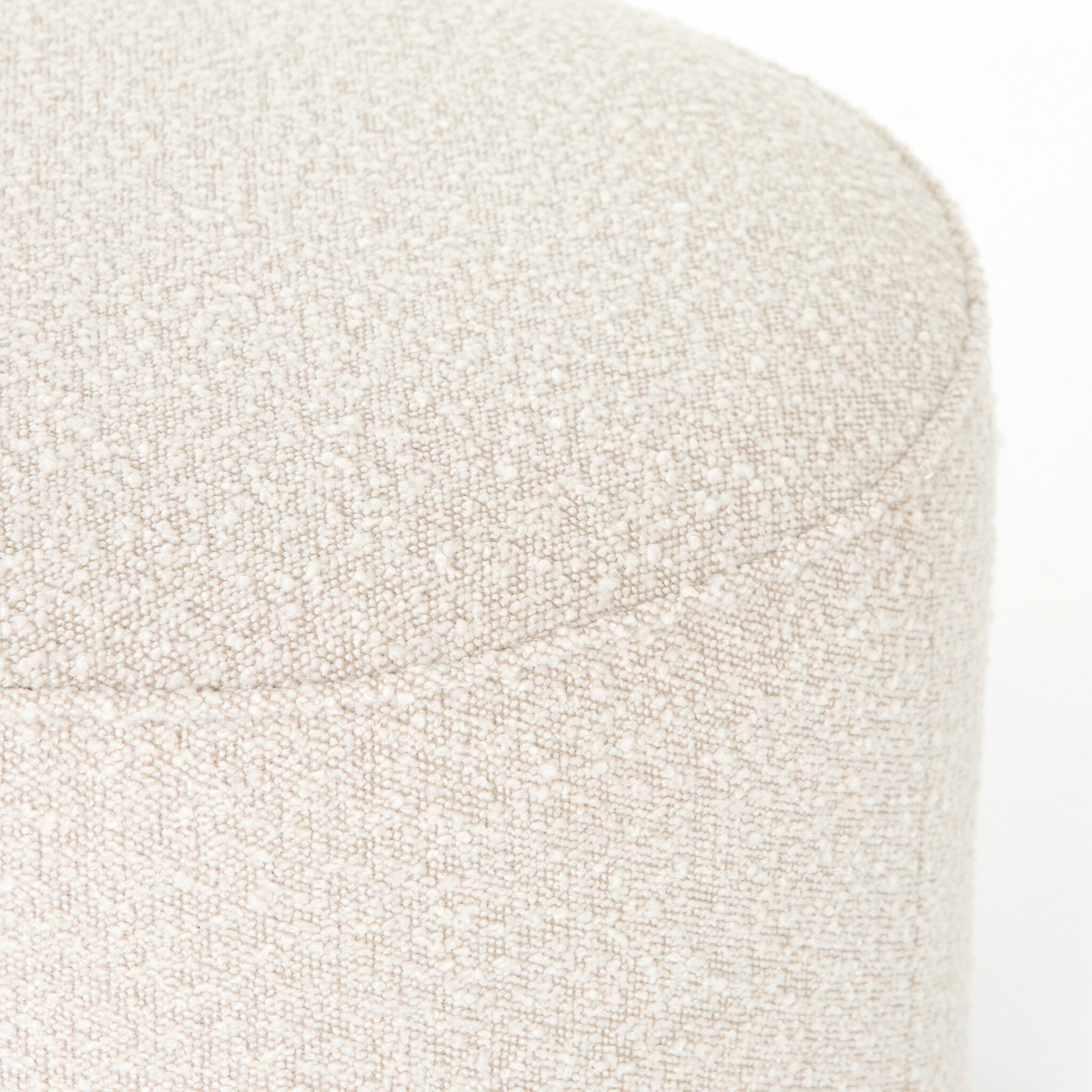 Sinclair Round Ottoman - Knoll Natural