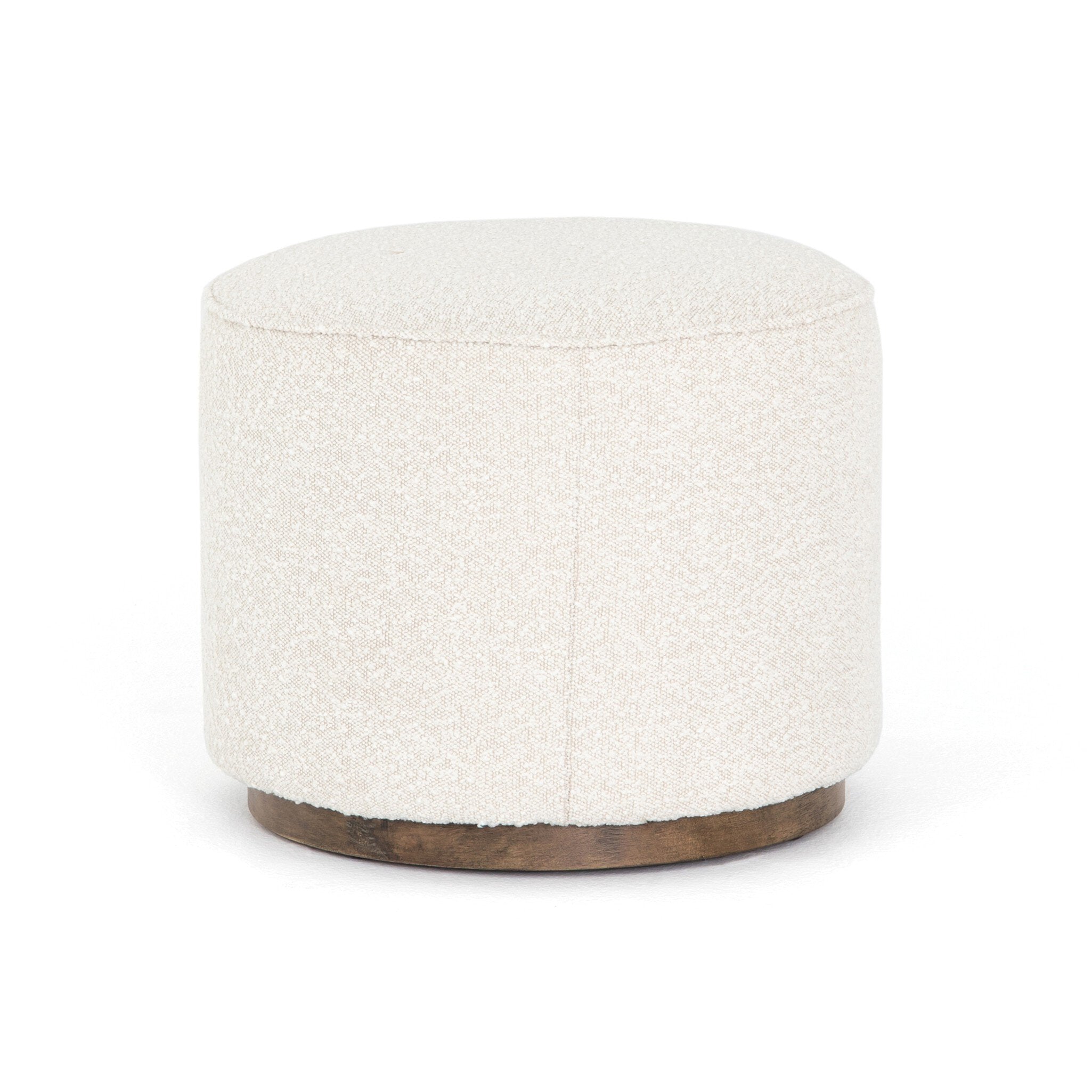 Sinclair Round Ottoman - Knoll Natural