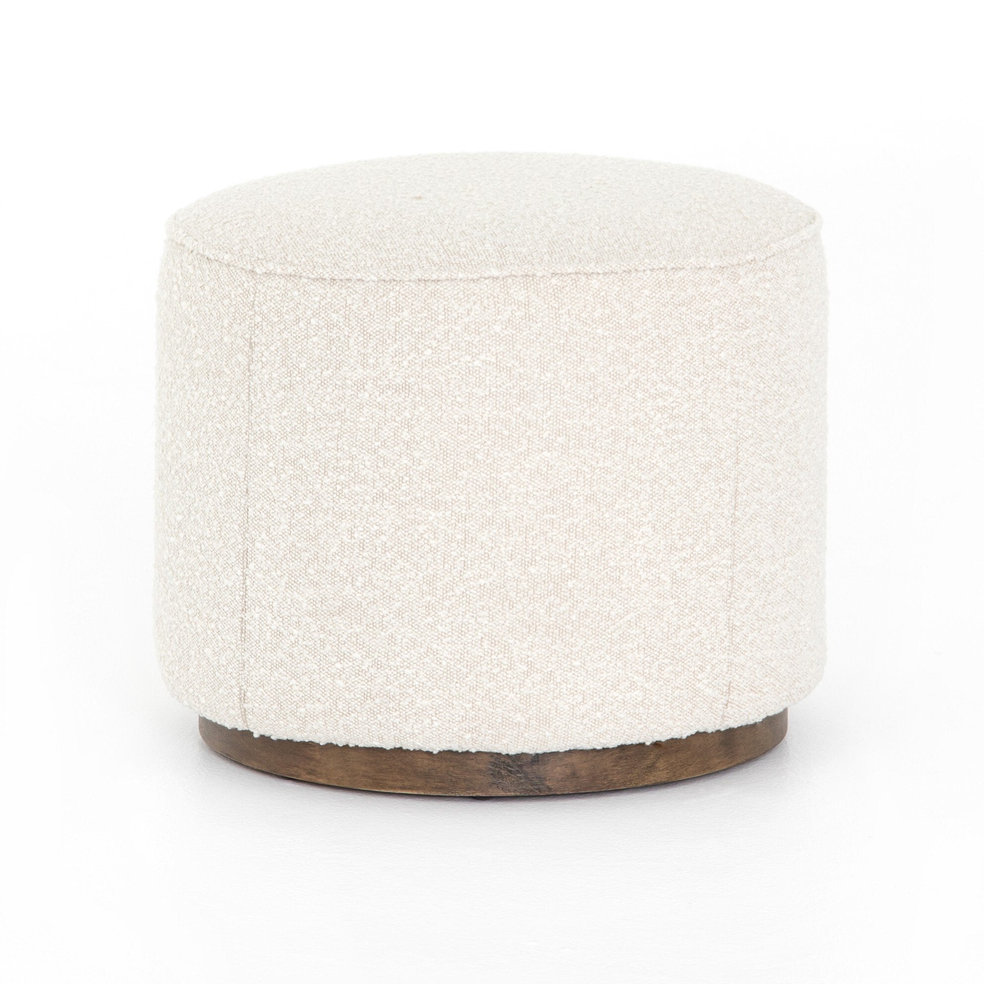 Sinclair Round Ottoman - Knoll Natural