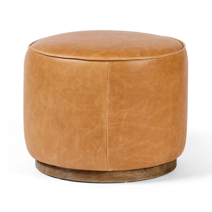 Sinclair Round Ottoman - Palermo Butterscotch