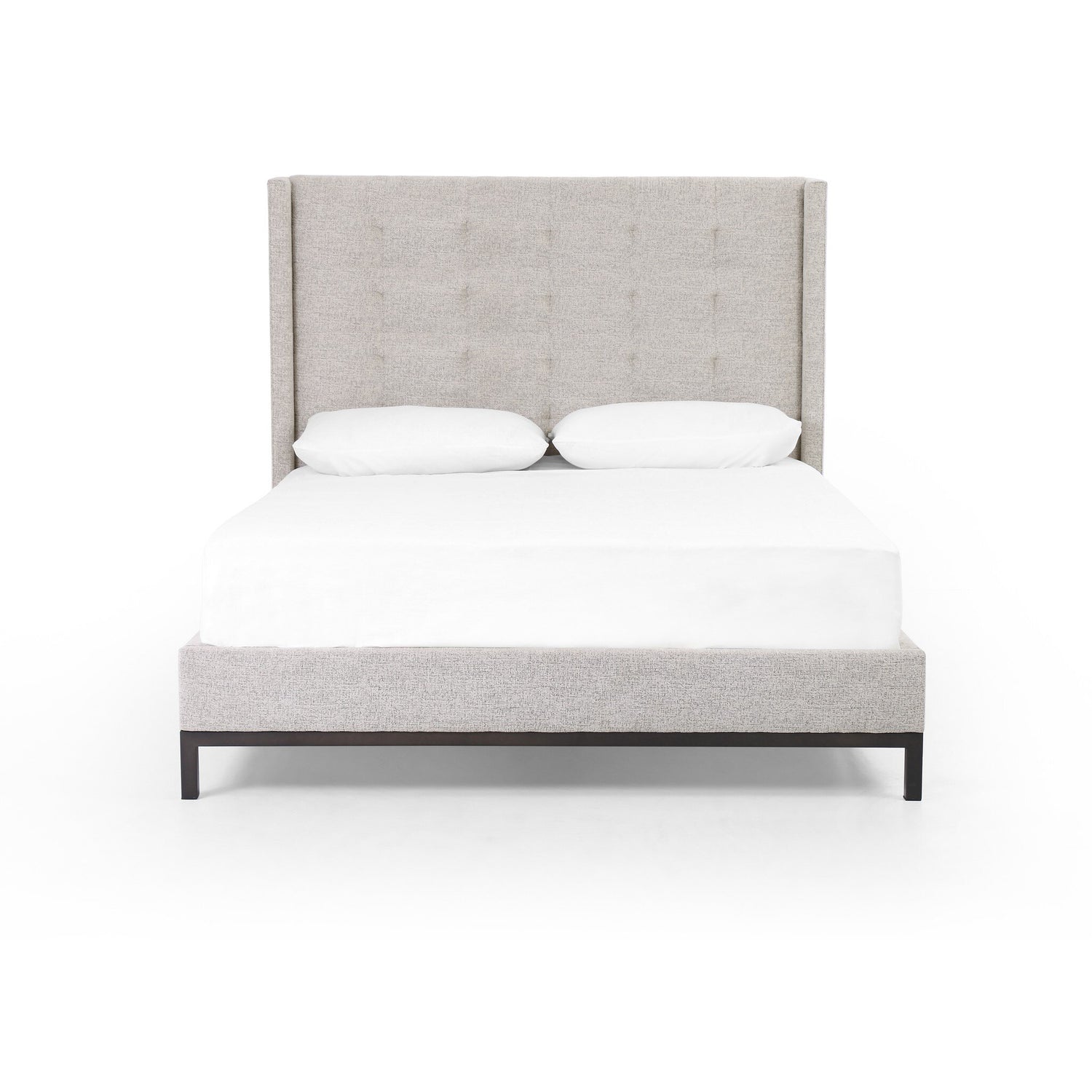 Newhall Bed - 55&quot; - Plushtone Linen