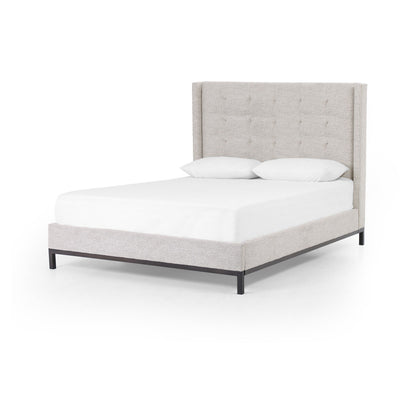 Newhall Bed - 55&quot; - Plushtone Linen