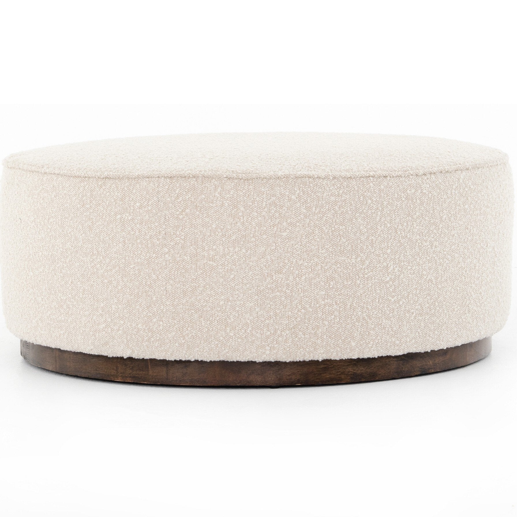 Sinclair Large Round Ottoman - Knoll Natural