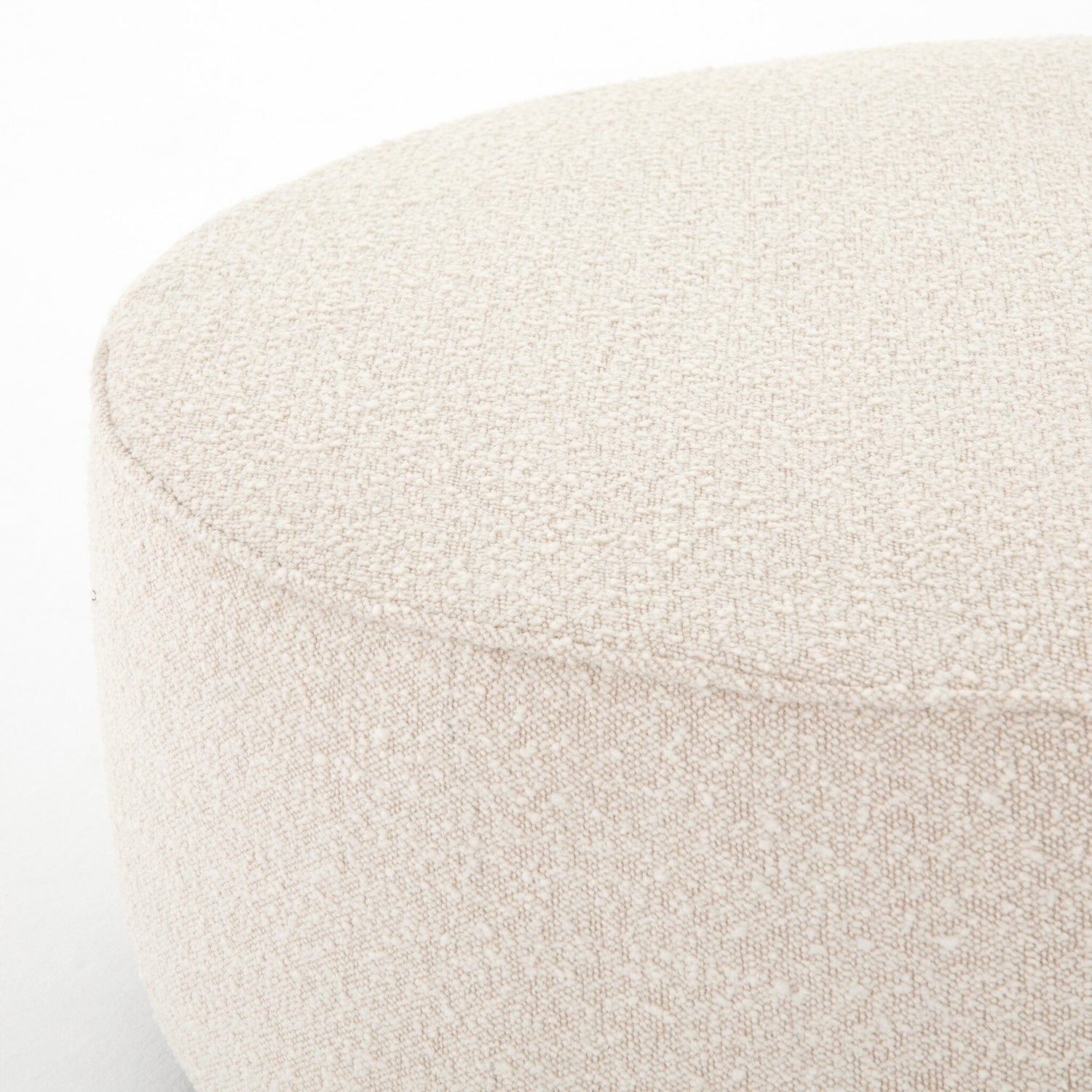 Sinclair Large Round Ottoman - Knoll Natural