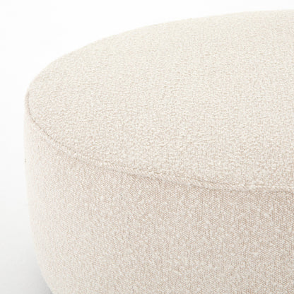 Sinclair Large Round Ottoman - Knoll Natural