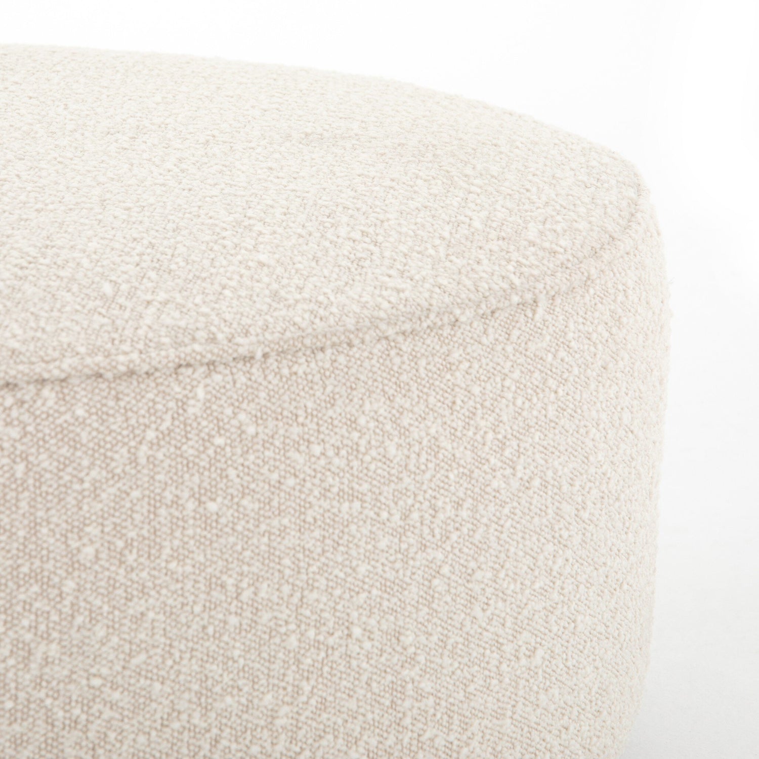 Sinclair Large Round Ottoman - Knoll Natural