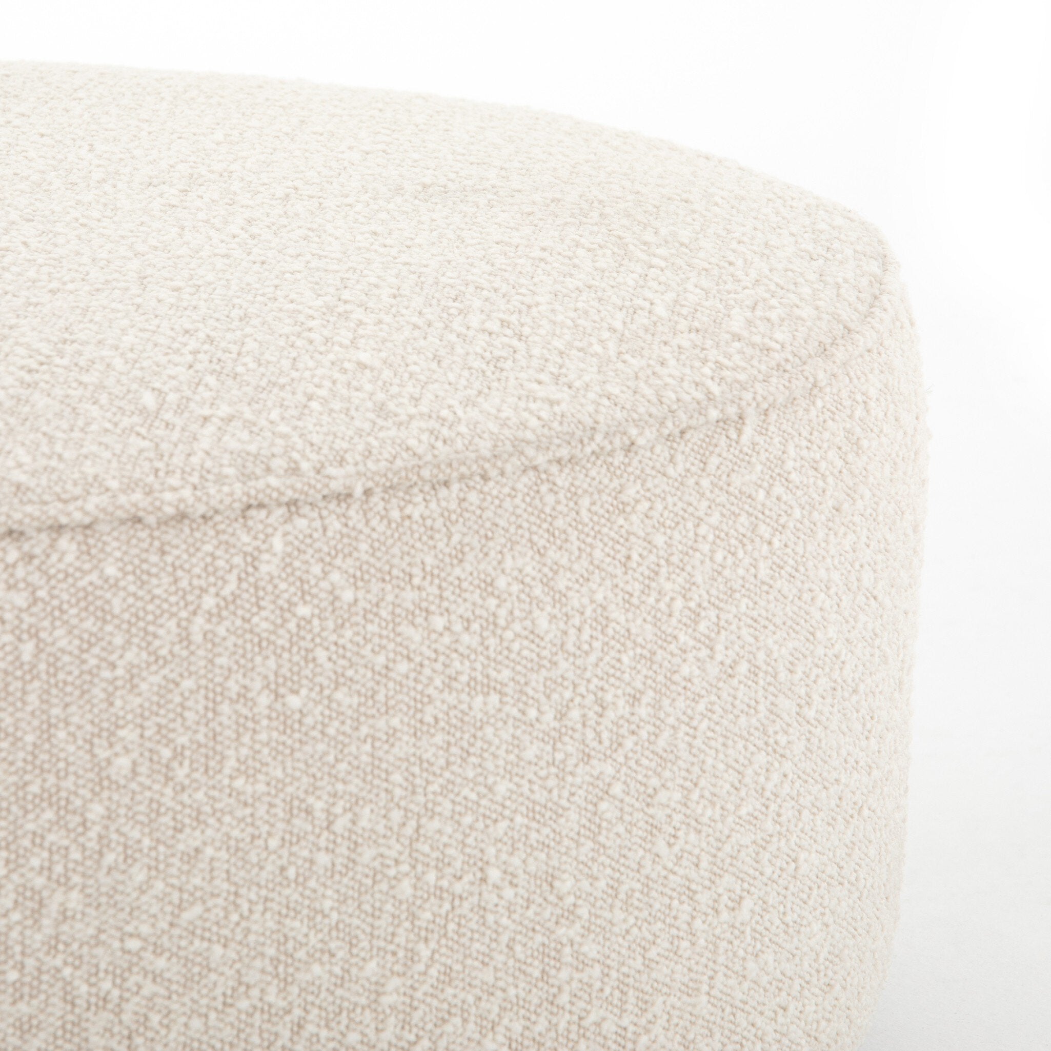 Sinclair Large Round Ottoman - Knoll Natural